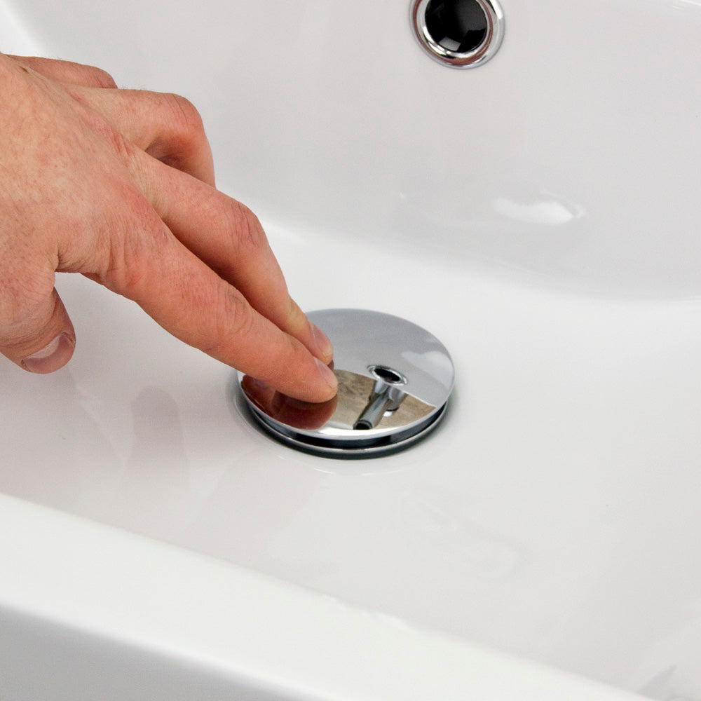 Europa Universal Chrome Click Clack Popup Basin Waste