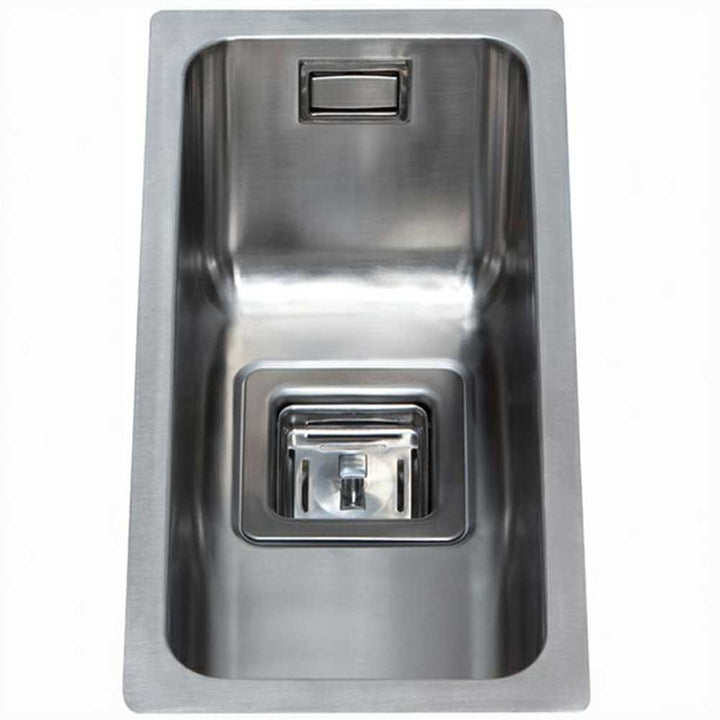 CDA KSC21SS 1.0 Bowl Satin Stainless Steel Undermount Kitchen Sink & Waste