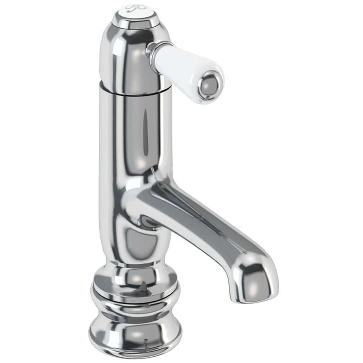 Burlington Chelsea Chrome Regent Straight Basin Mono Tap without Pop-up Waste