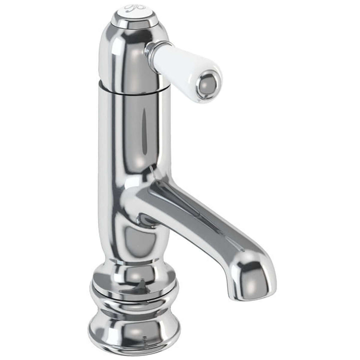 Burlington Chelsea Chrome Regent Straight Basin Mono Tap without Pop-up Waste