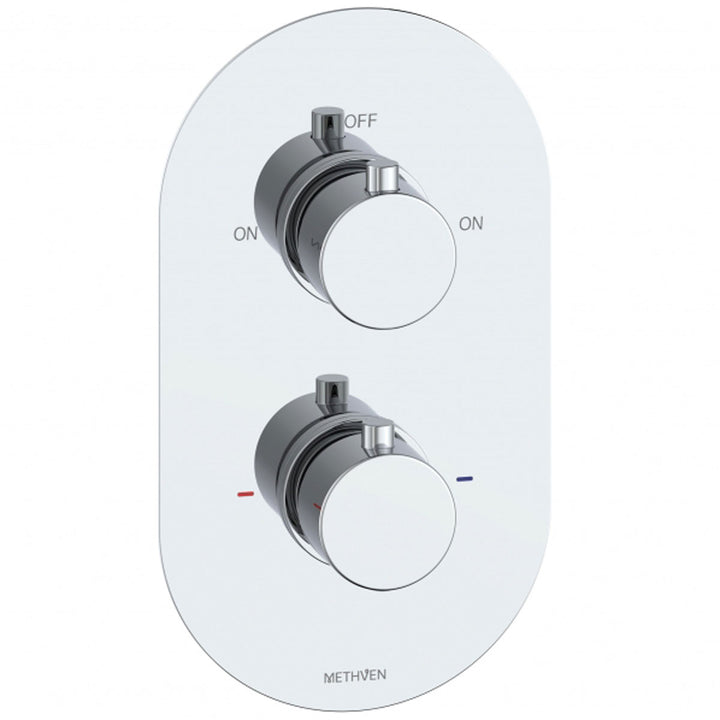 Methven Como Chrome 2 Outlet Concealed Mixer Valve CM2D