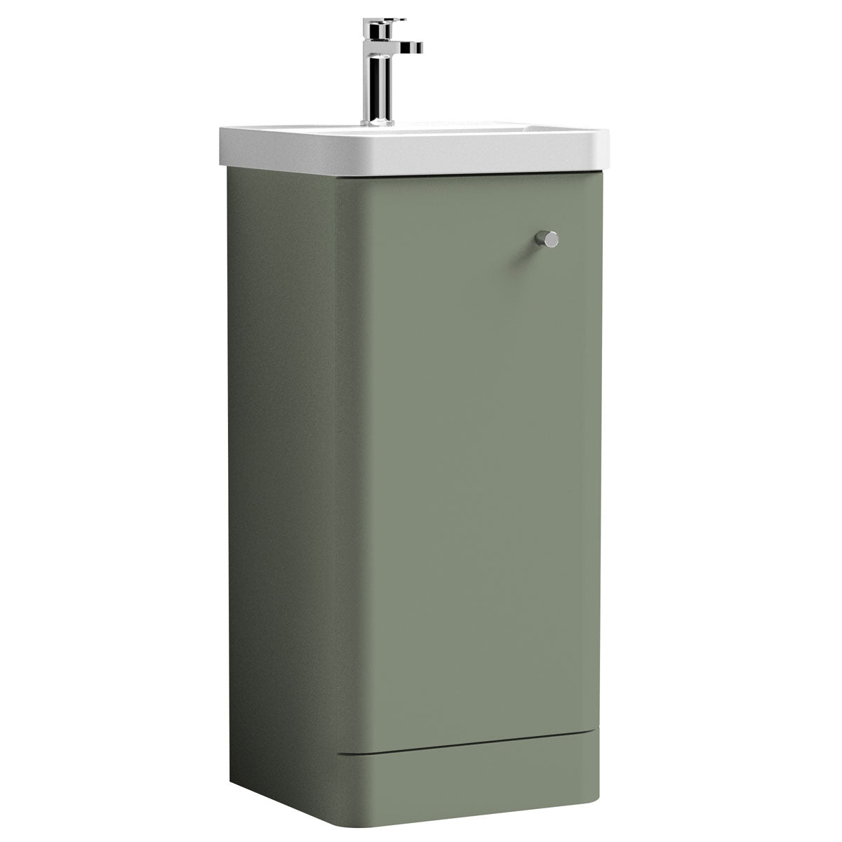 Nuie Core 400mm Floor Standing 1-Door Vanity Unit & Basin