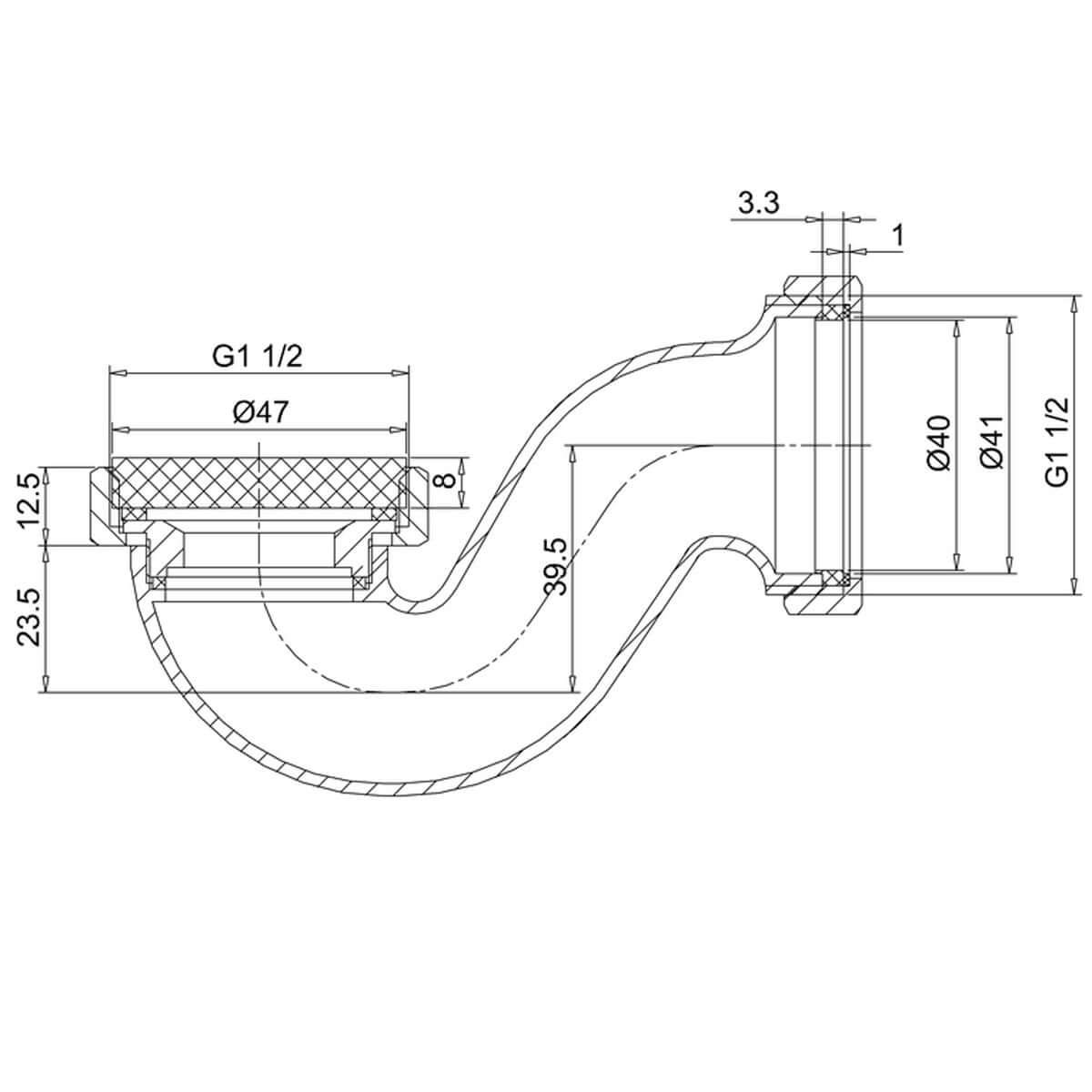 Burlington Shallow P Trap