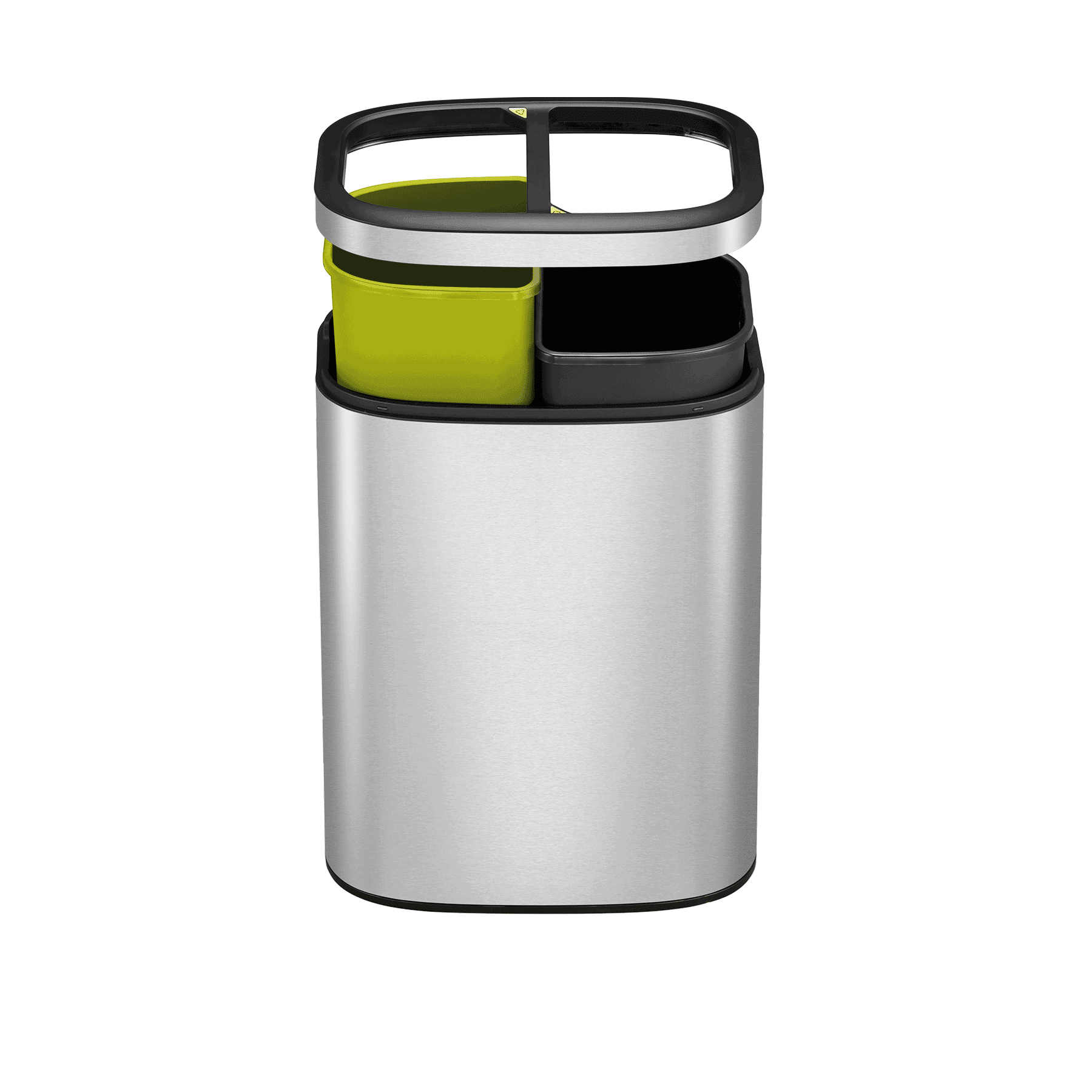 EKO Oli-Cube 5L+5L Open Top Dual Recycling Bin