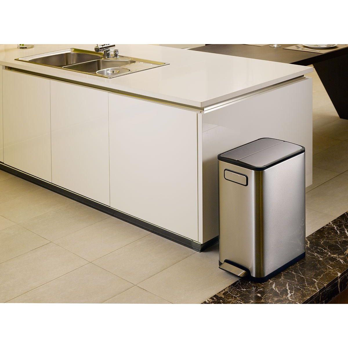 EKO Ecofly 30L Stainless Steel Kitchen Pedal Bin