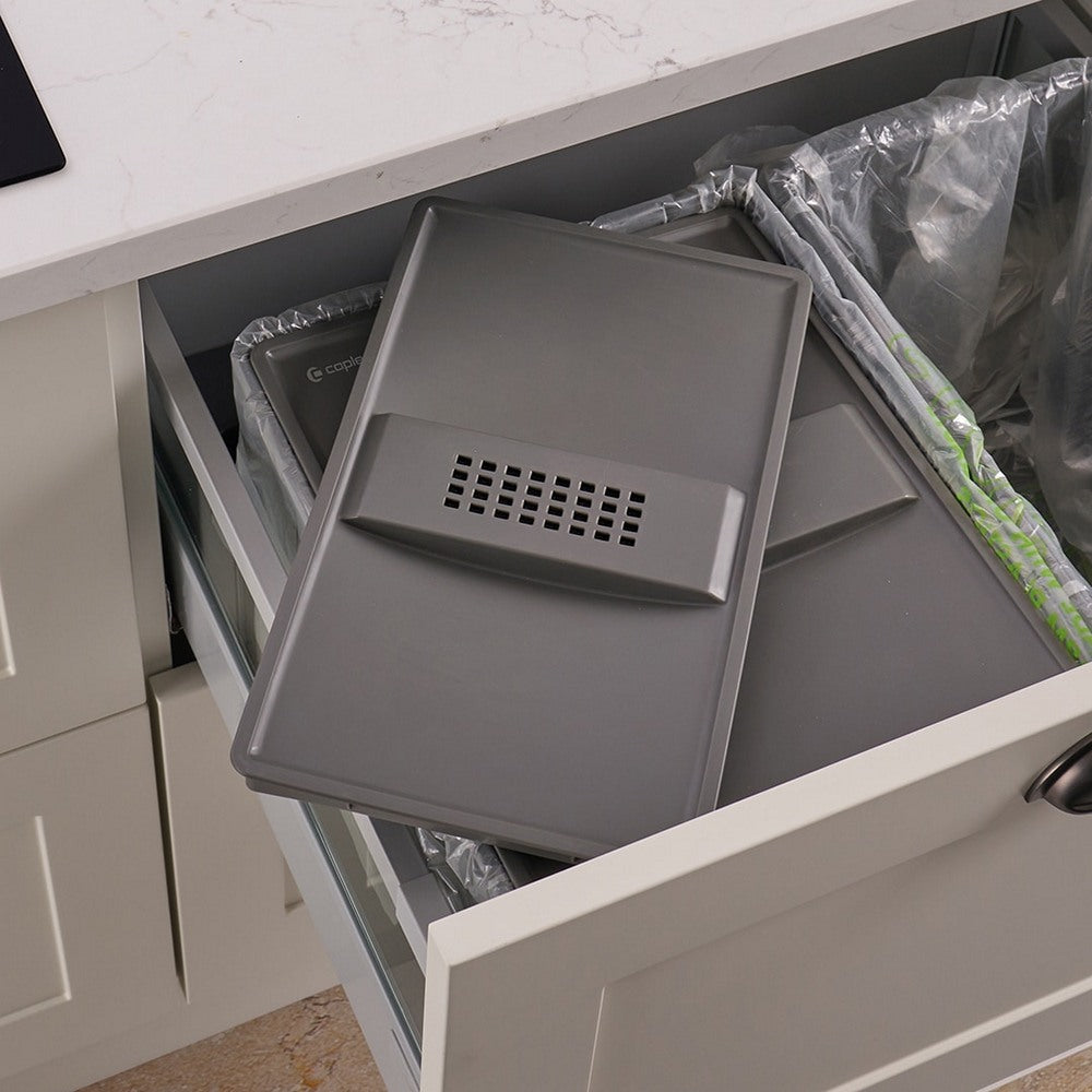 Caple In-Drawer 31L Dual Kitchen Waste Bin for 600mm Drawers