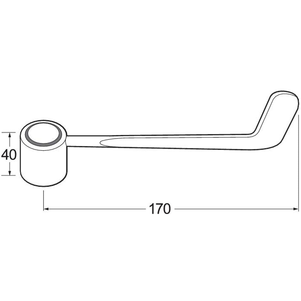 Deva Chrome 6" Lever Handles To Suit DlT Range DLV002
