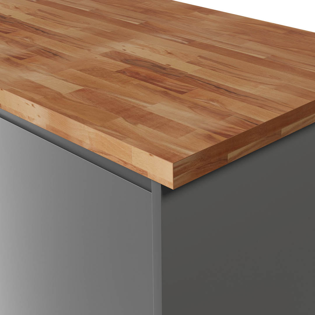 Deterra Solid Farmhouse Beech Real Wood Kitchen Worktops 40mm (T)