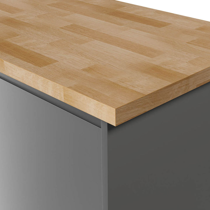 Deterra Solid Oak Real Wood Kitchen Worktops 22mm (T)