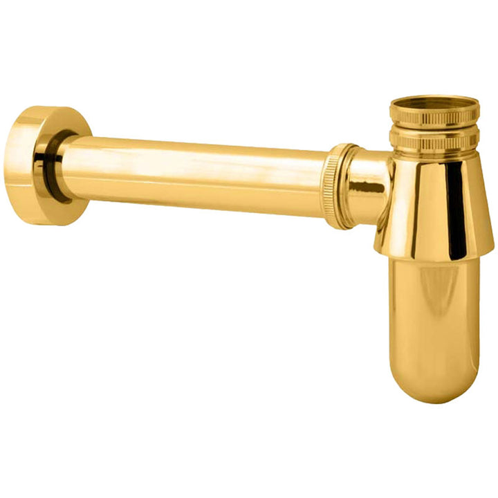 Deva Gold 1.25'' Basin Bottle Trap With Wall Extension TCP625/501