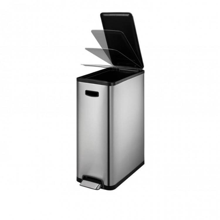 EKO Ecoslim 8L Stay Open Pedal Bin