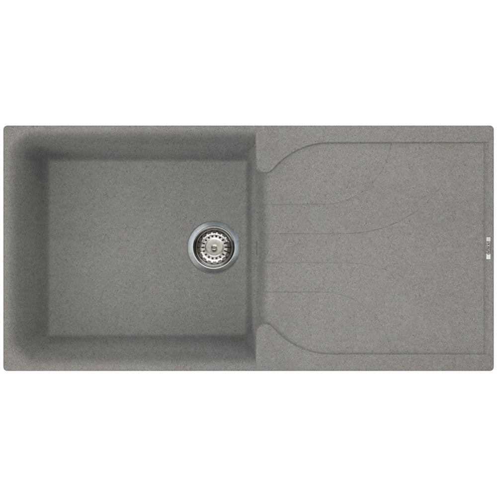 Reginox Ego 480 1.0 Bowl Granite Titanium Kitchen Sink & Waste