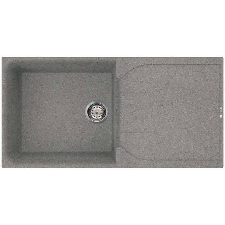 Reginox Ego 480 1.0 Bowl Granite Titanium Kitchen Sink & Waste