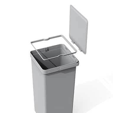 EKO Deco Duo Pull Out Recycling Bin 20L+15L