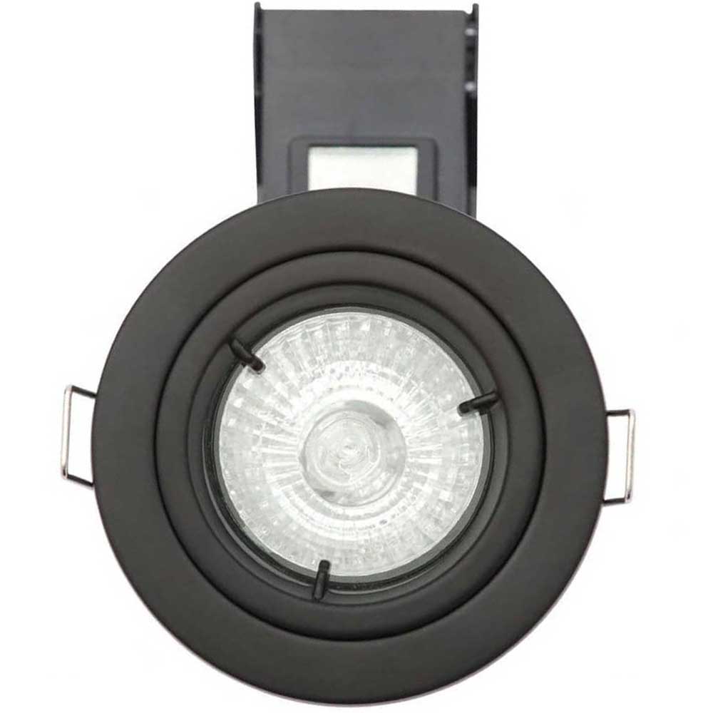 Electralite Matt Black Yate Fixed Fire Rated Downlight - ELA-27465-MBLK