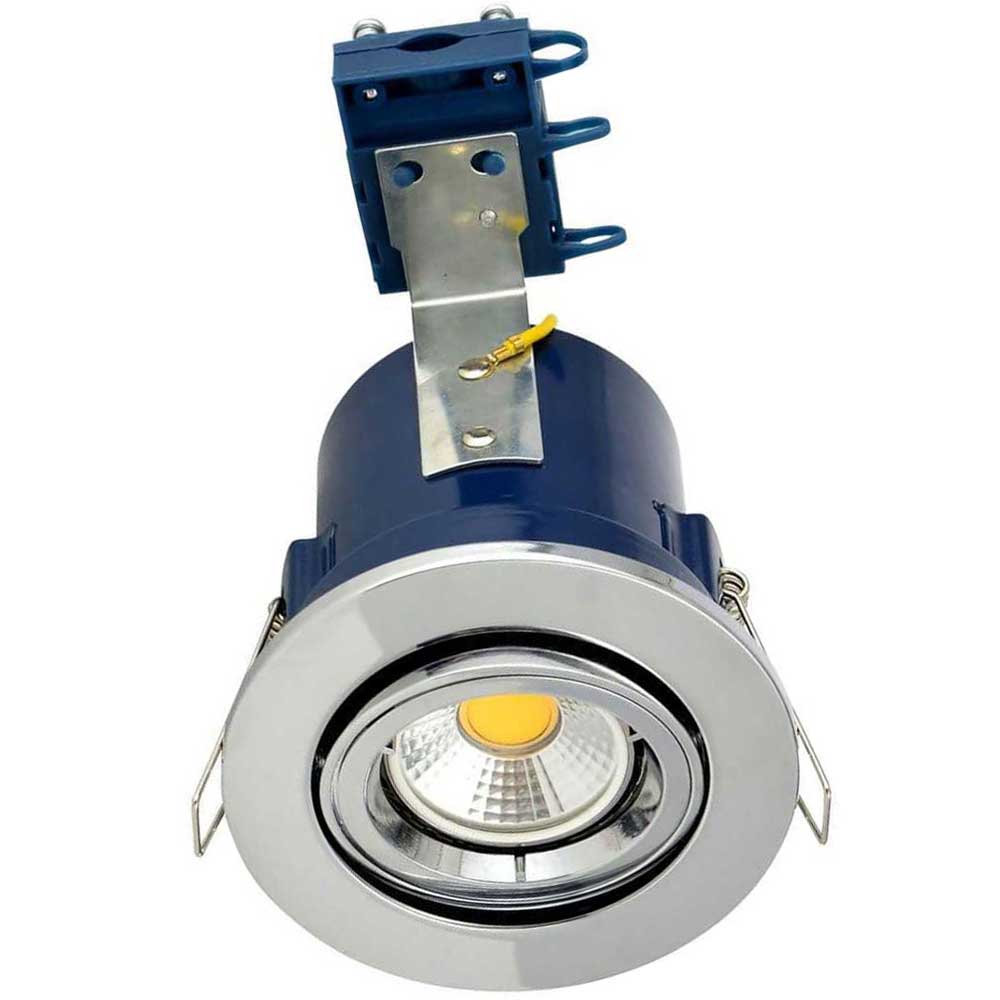 Electralite Chrome Yate Fixed Fire Adjustable Downlight - ELA-27466-CHR