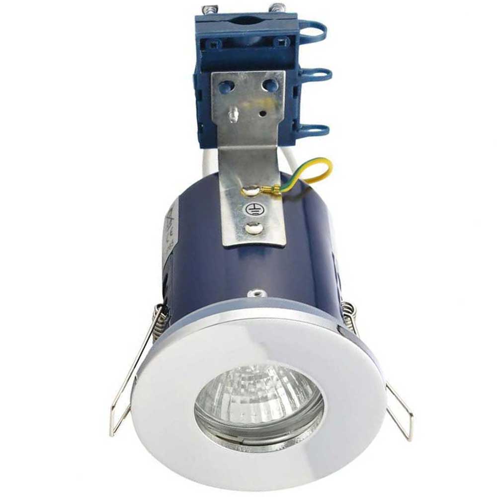 Electralite Chrome Yate Fixed Fire Rated Showerlight - ELA-27467-CHR