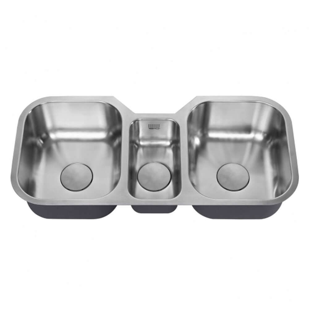 The 1810 Company Etrouno 2.5 Bowl Stainless Steel Undermount Kitchen Sink & Waste