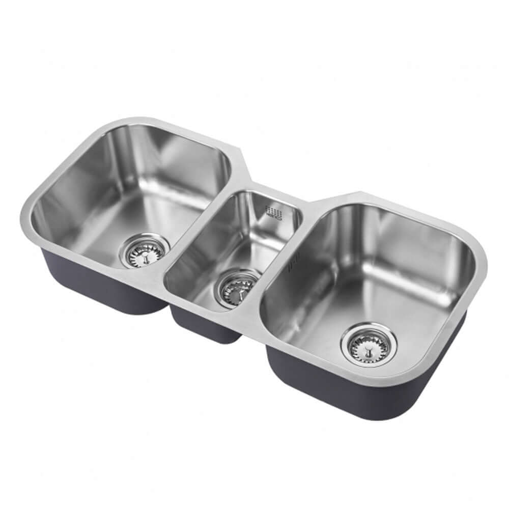 The 1810 Company Etrouno 2.5 Bowl Stainless Steel Undermount Kitchen Sink & Waste