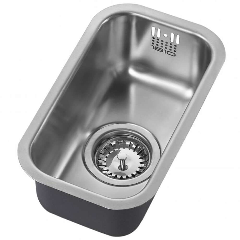 The 1810 Company Etrouno 0.5 Bowl Stainless Steel Undermount Kitchen Sink & Waste