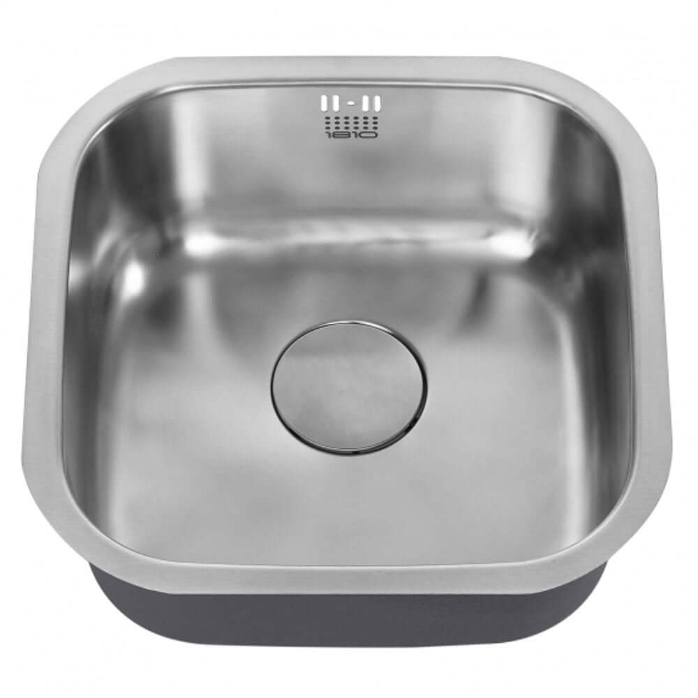 The 1810 Company Etrouno 400U 1.0 Bowl Stainless Steel Undermount Kitchen Sink & Waste