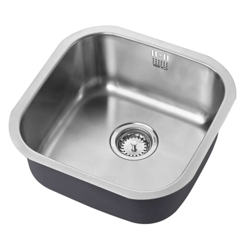 The 1810 Company Etrouno 400U 1.0 Bowl Stainless Steel Undermount Kitchen Sink & Waste