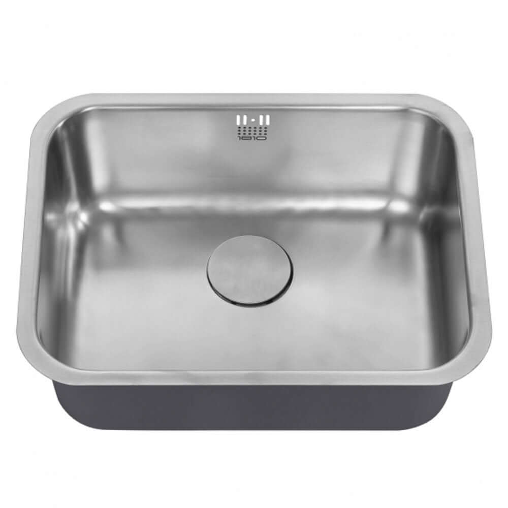 The 1810 Company Etrouno 550U 1.0 Bowl Stainless Steel Undermount Kitchen Sink & Waste