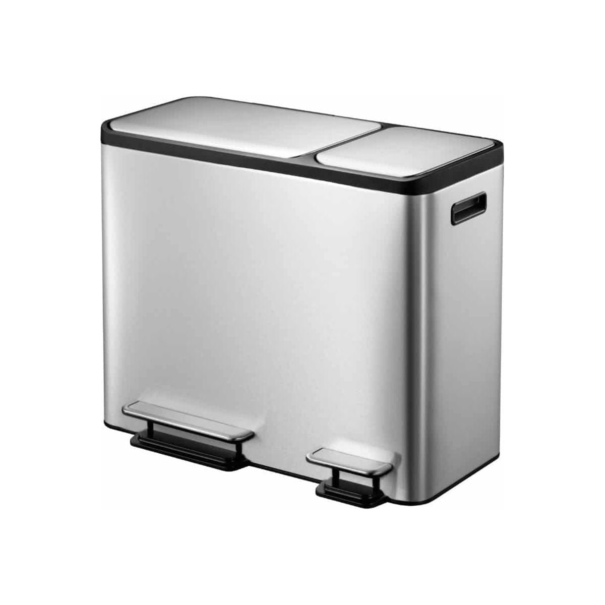 EKO Ecocasa 15L+15L+15L Tri Recycling Stay Open Kitchen Pedal Bin