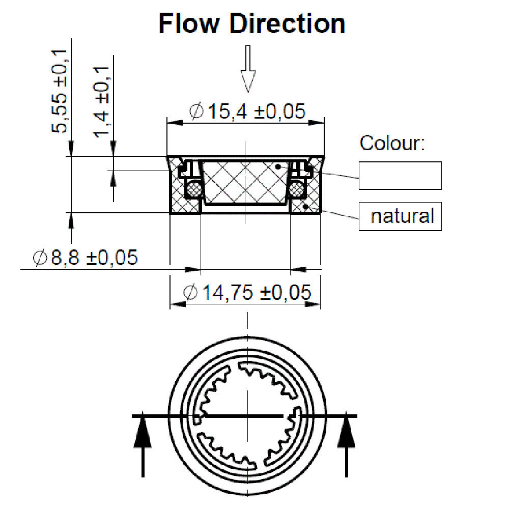 Deva Flow Regulator For Mono Basin And Sink Mixers - 3 L/Min - FR101-3