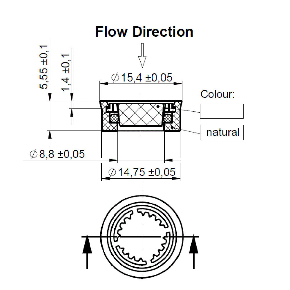 Deva Flow Regulator For Mono Basin And Sink Mixers - 6 L/Min - FR101-6