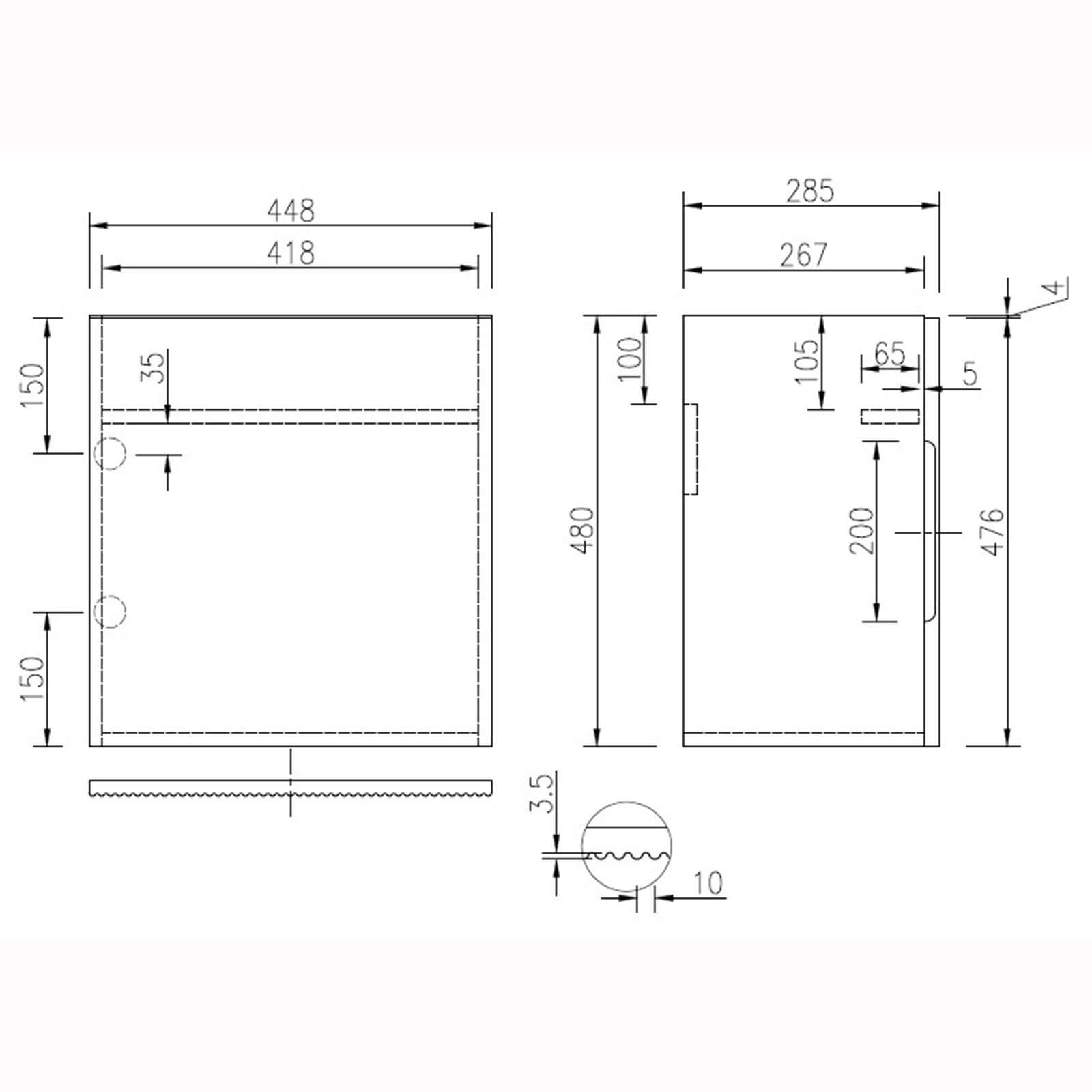 Astini Flauto Mini Cloakroom Wall Hung Vanity & Basin