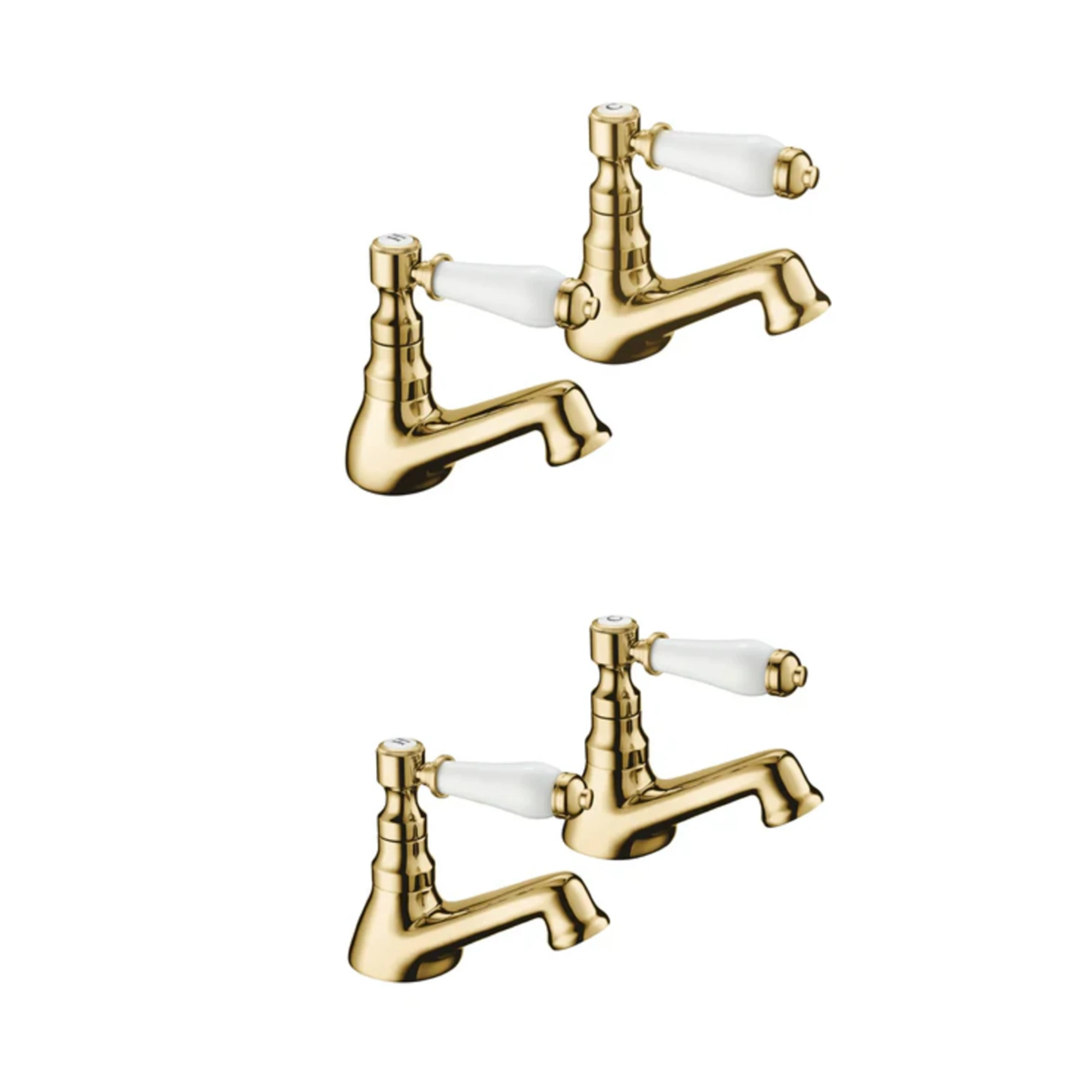 Deva Georgian Bath & Basin Taps Pack Set in Classic Finish Options