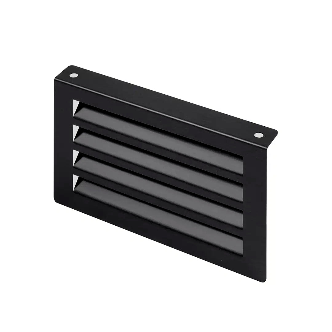 Caple Black Steel Universal Inset Plinth Grille GRILL/SENSE15BS