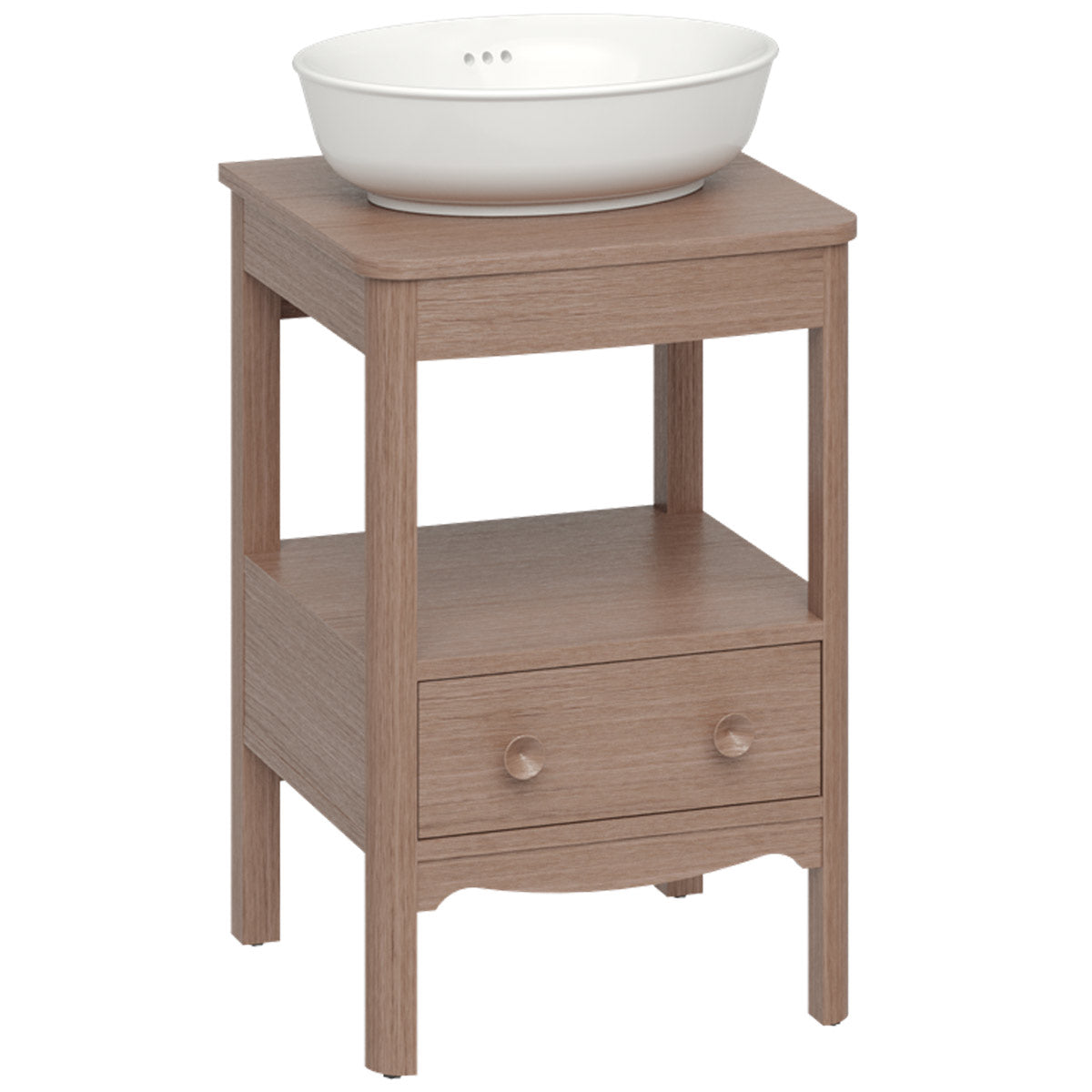 Burlington Guild 500x380 White Guild Countertop Basin