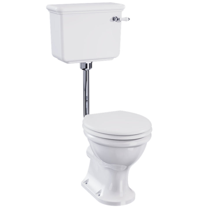 Burlington Guild White Low Level WC Toilet Pan & Cistern