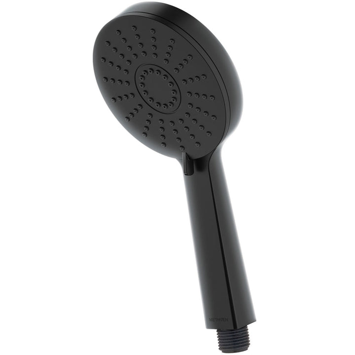 Deva Krome Black Three Function Shower Handset 100mm HANM09BK