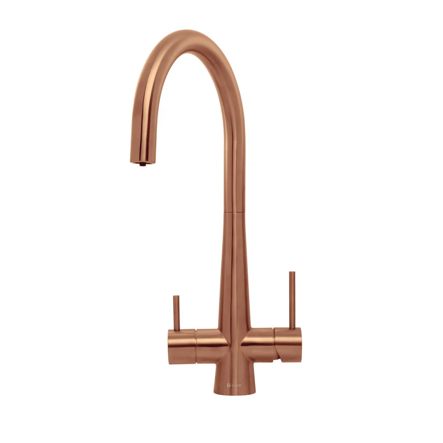 Caple Harlo Puriti Twin Lever Black Filter Kitchen Mixer Tap