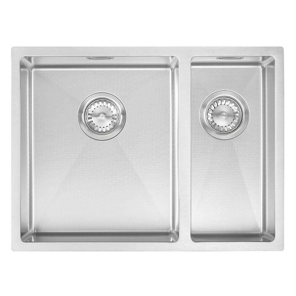 The 1810 Company Hex 1.5 Bowl Stainless Steel Undermount Kitchen Sink & Waste