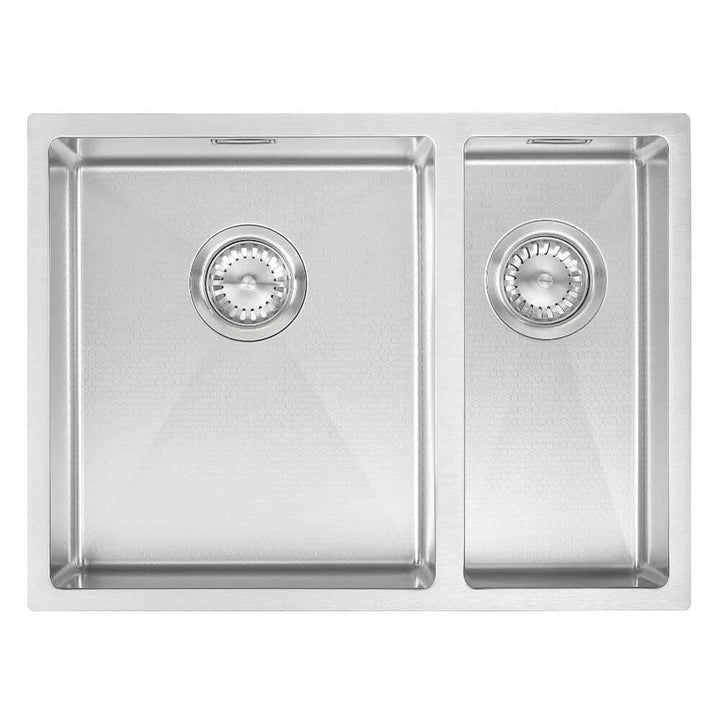 The 1810 Company Hex 1.5 Bowl Stainless Steel Undermount Kitchen Sink & Waste