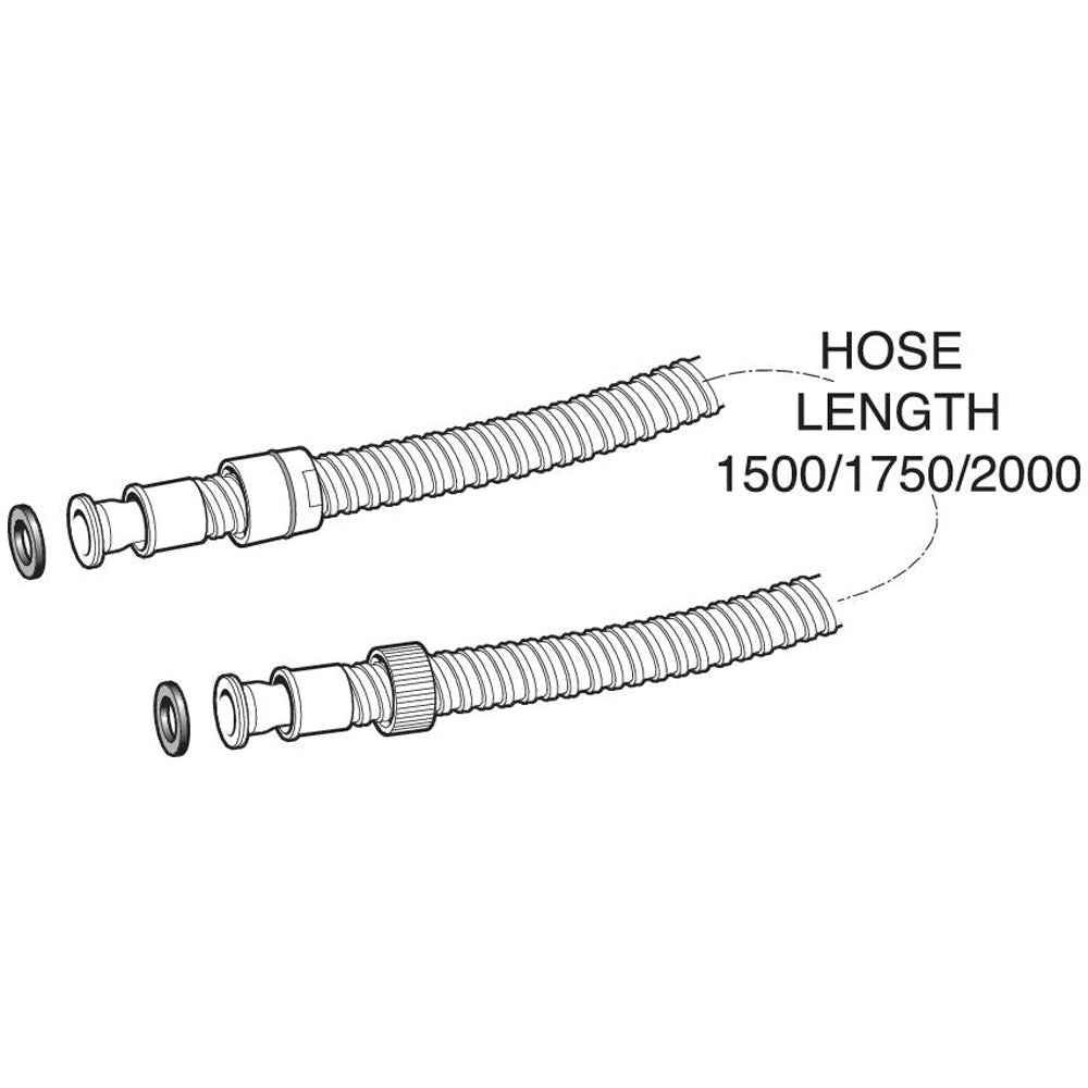 Deva Chrome 1.5mm Standard Bore Hoses HOS1.5CPS01