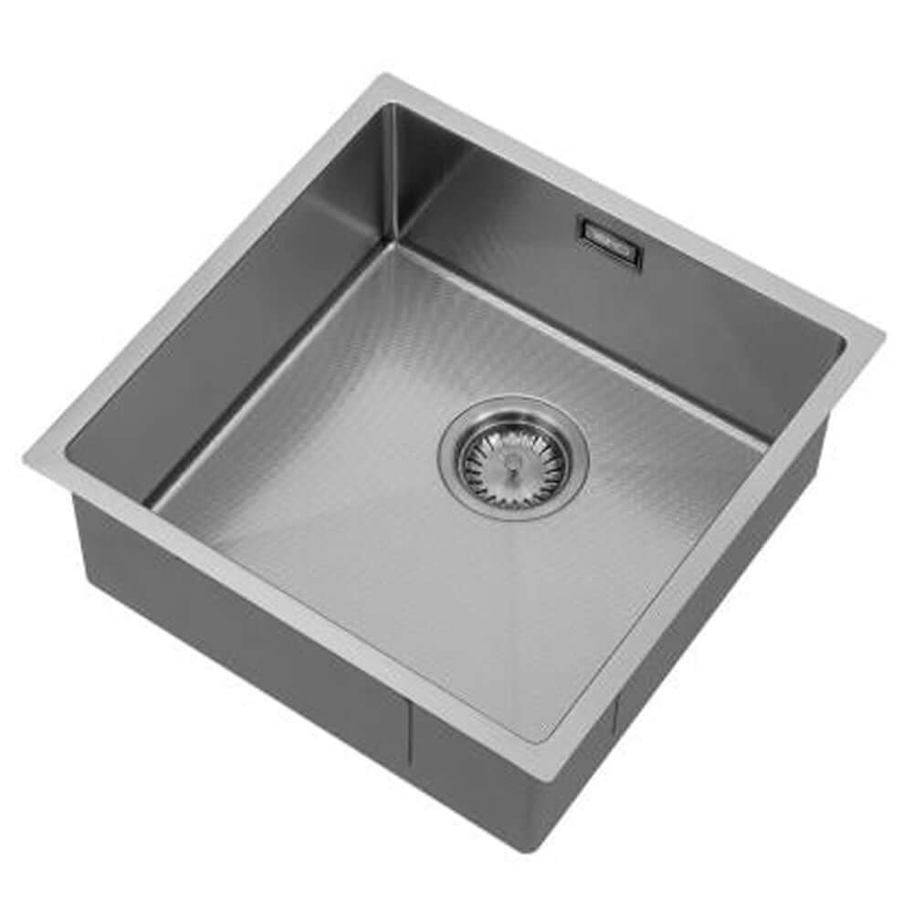 The 1810 Company Hex 1.0 Bowl Gun Metal Undermount Kitchen Sink & Waste