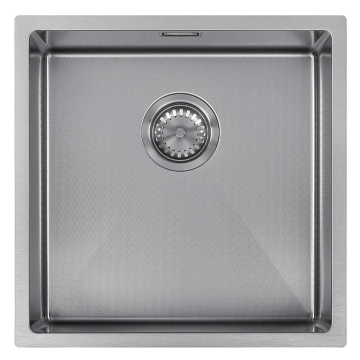 The 1810 Company Hex 1.0 Bowl Gun Metal Undermount Kitchen Sink & Waste
