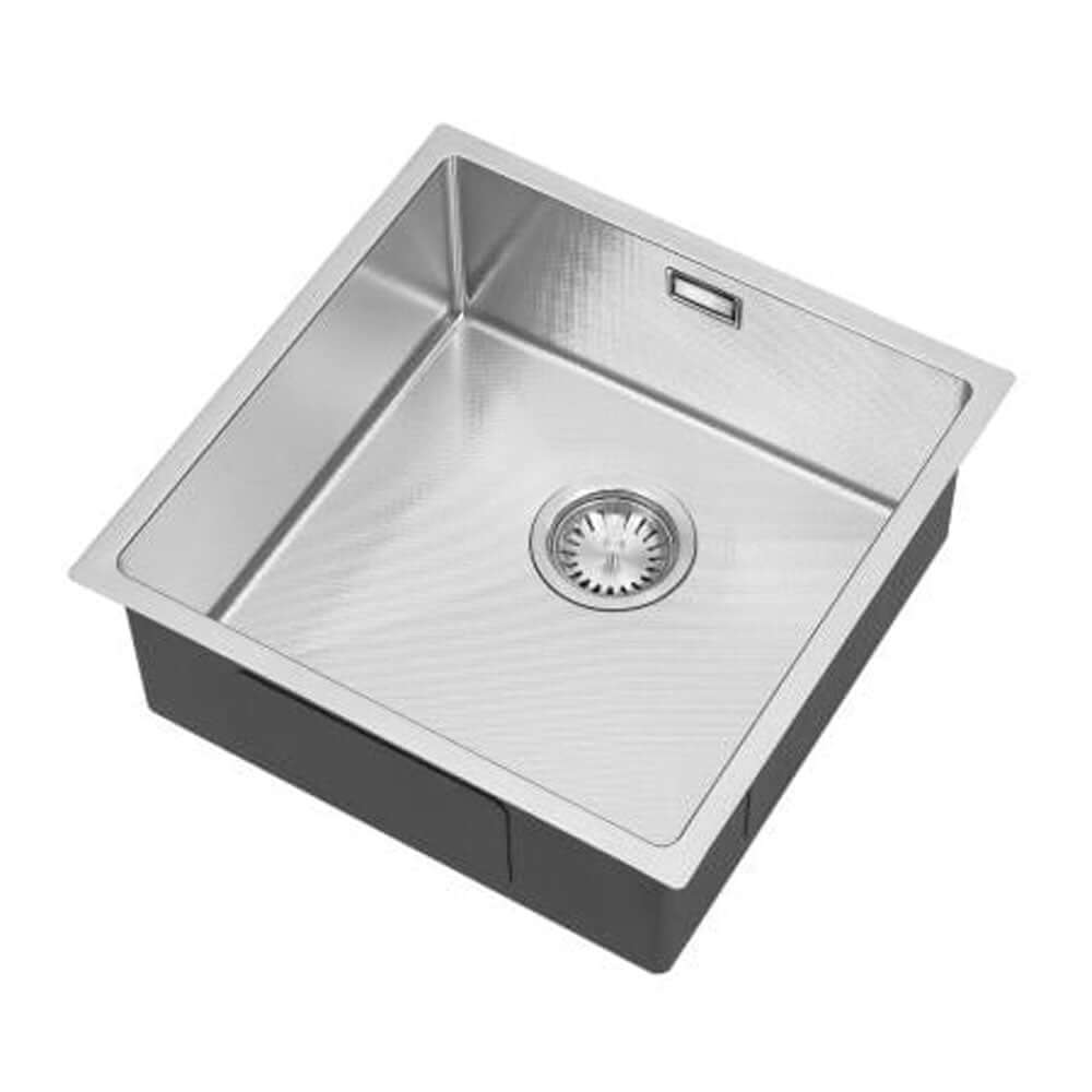 The 1810 Company Hex 1.0 Bowl Stainless Steel Undermount Kitchen Sink & Waste