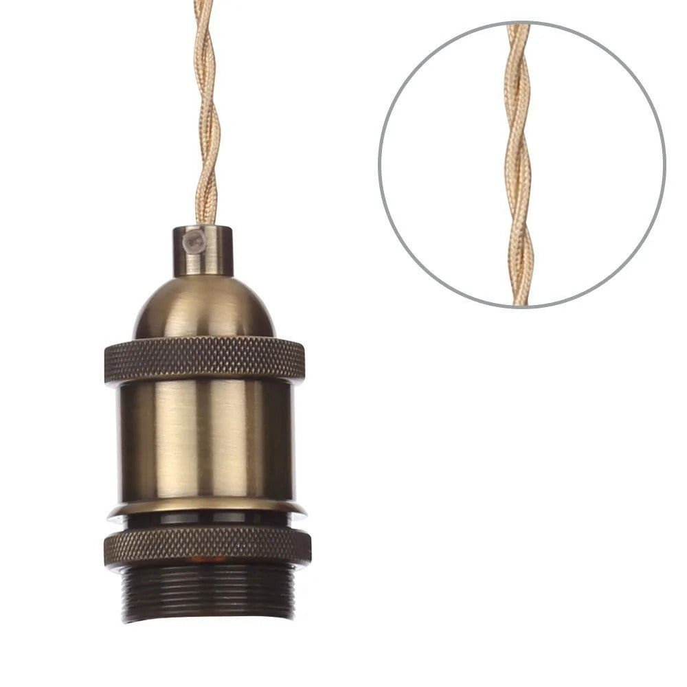 Inlight Antique Brass & Champagne Dale Cable Set - INL-27988-ABRS