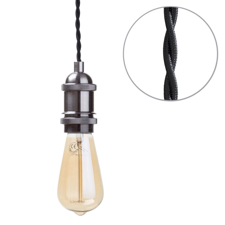 Inlight Pewter & Black Dale Cable Set - INL-27988-PEW