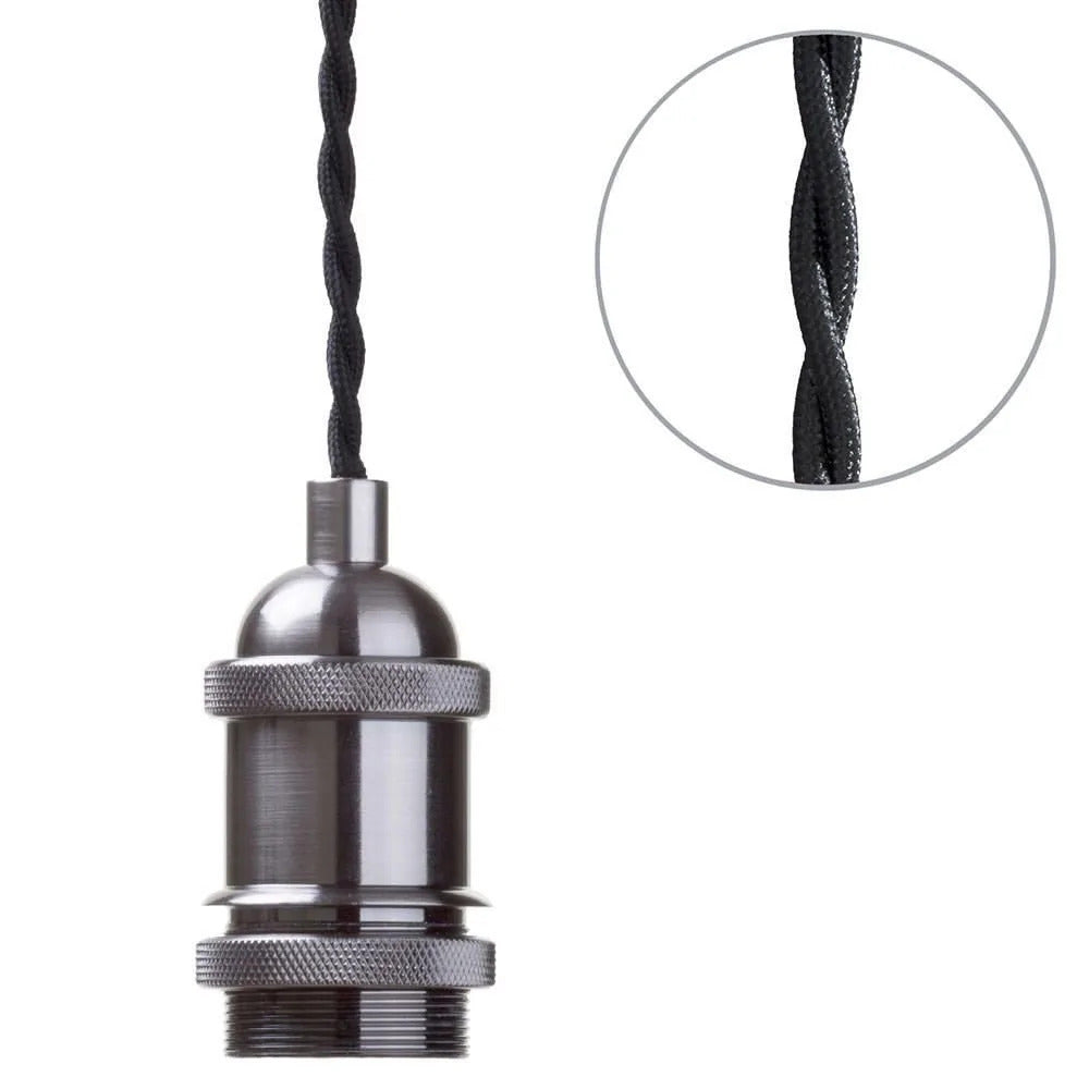 Inlight Pewter & Black Dale Cable Set - INL-27988-PEW