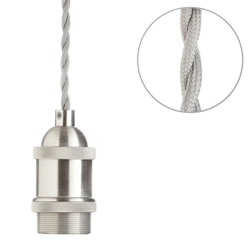 Inlight Satin Nickel & Grey Dale Cable Set - INL-27988-SNIC