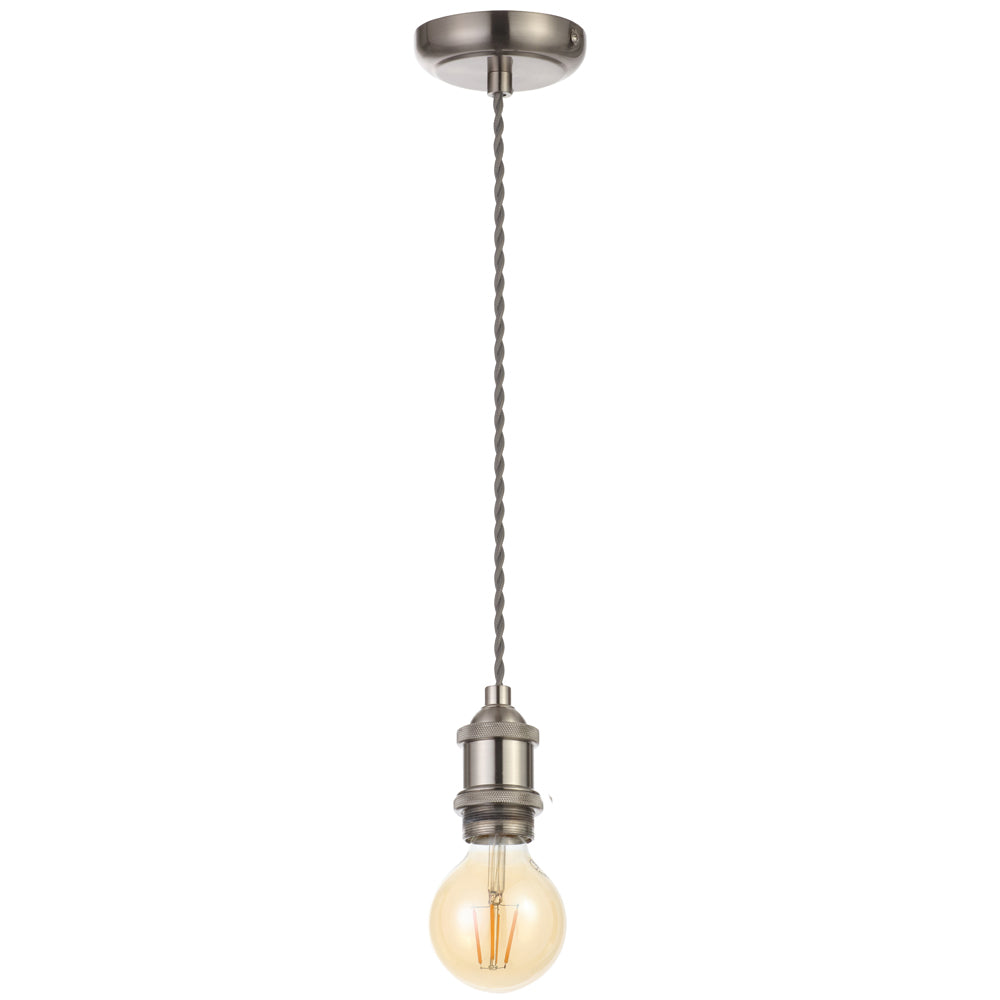 Inlight Satin Nickel & Grey Dale Cable Set - INL-27988-SNIC