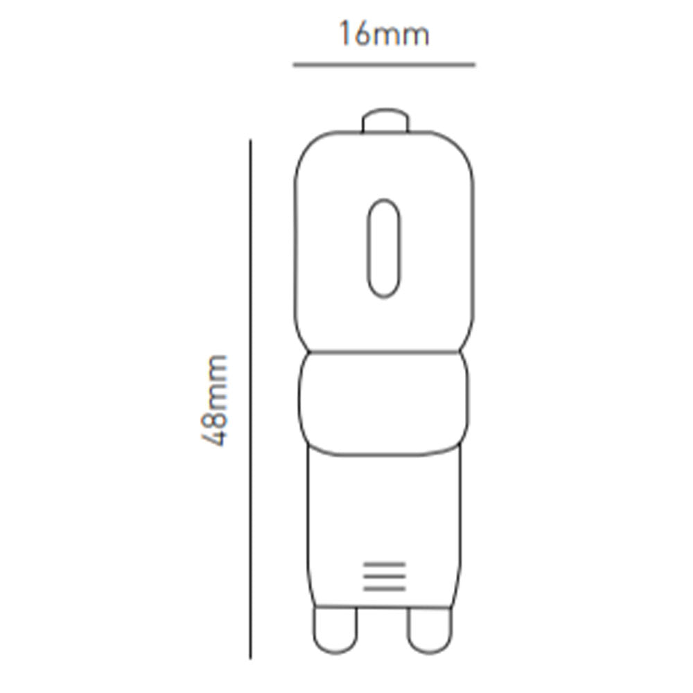 Inlight Cool White G9 2.5W LED Capsule 4000k - INL-28574