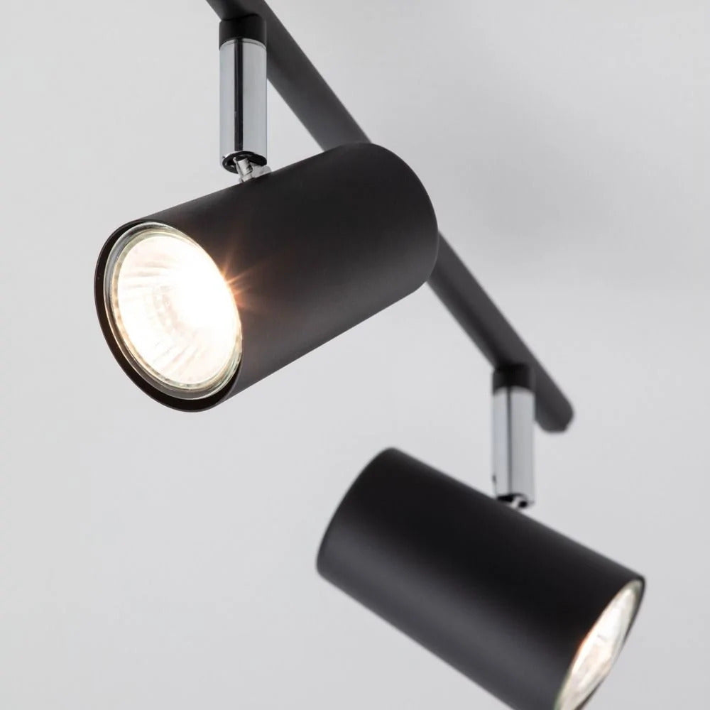 Inlight Harvey Black 4 Spotlight Bar - INL-31723-BLK